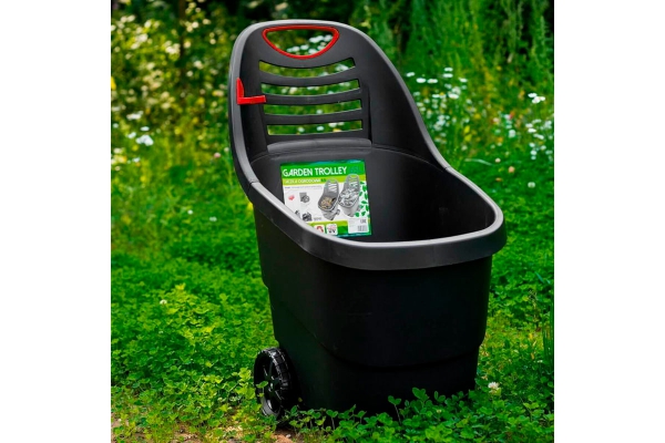 Тележка садовая Garden Trolley 65л, черн.+красн.