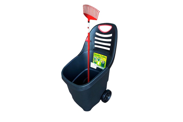 Тележка садовая Garden Trolley 65л, черн.+красн.