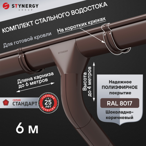 Водосточные системы STYNERGY Премиум D125/90
